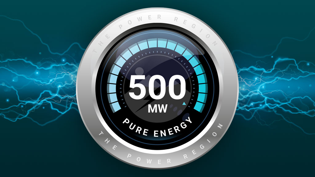 Illustration av 500 MW